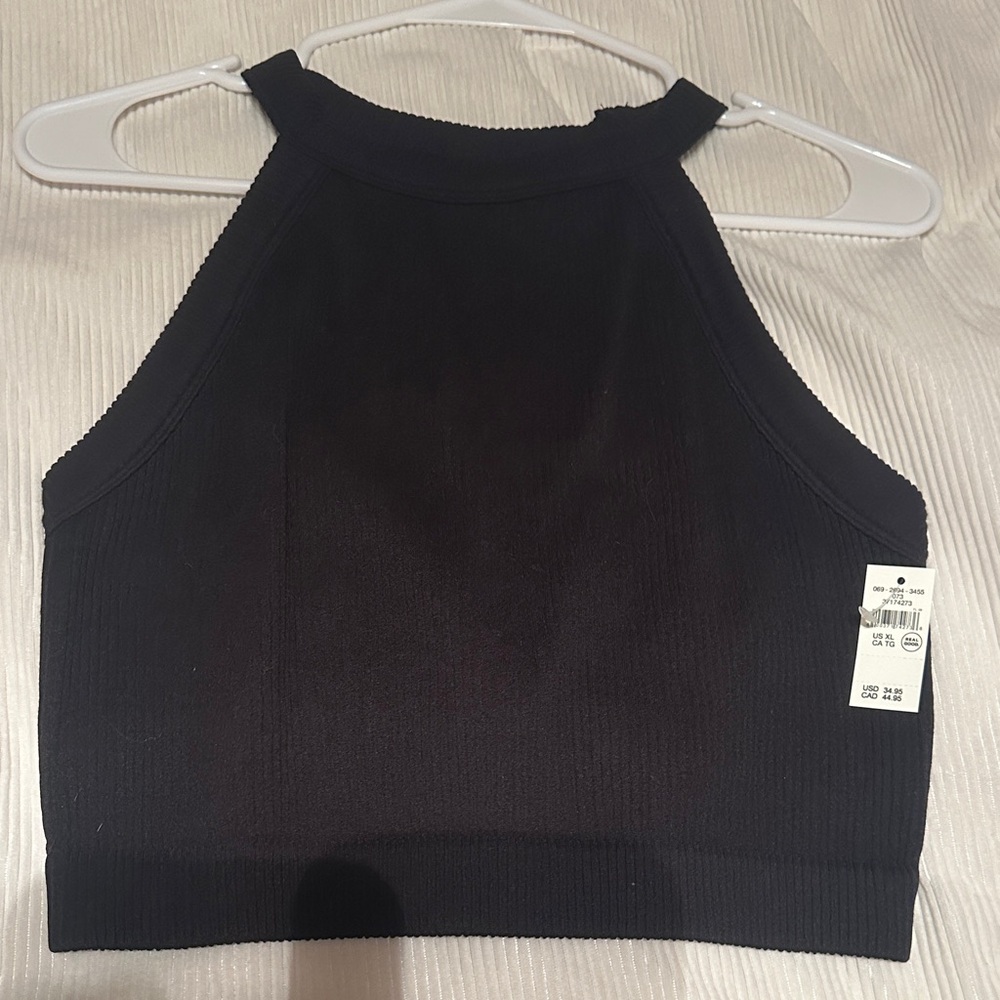 Aerie Black Halter Tank Top